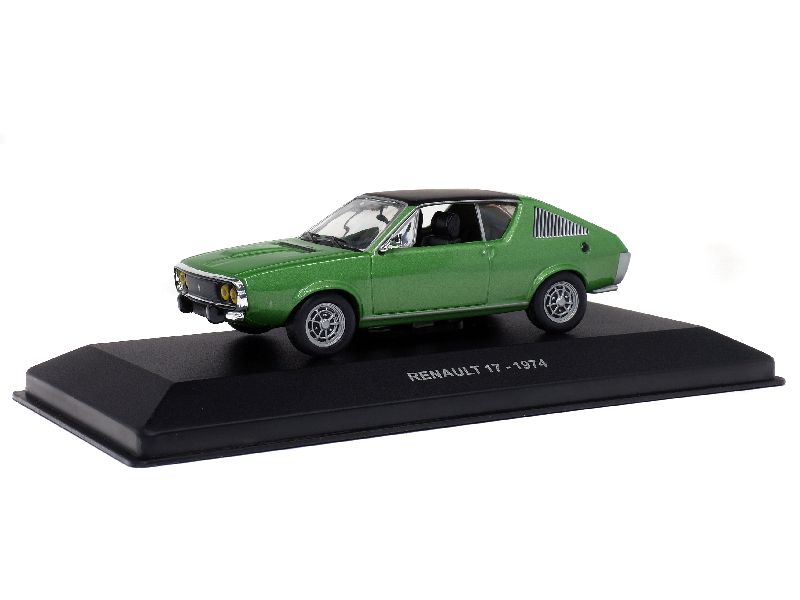 Miniature Solido 1:43 Renault 17 TS #5 Rallye Bandama 1973 - Version Modifiée