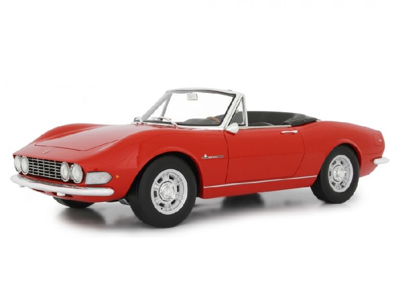 Fiat Dino Spider 2000 1967 – LAUDORACING-MODELS 1/18 – Résine Jaune (Défectueux)
