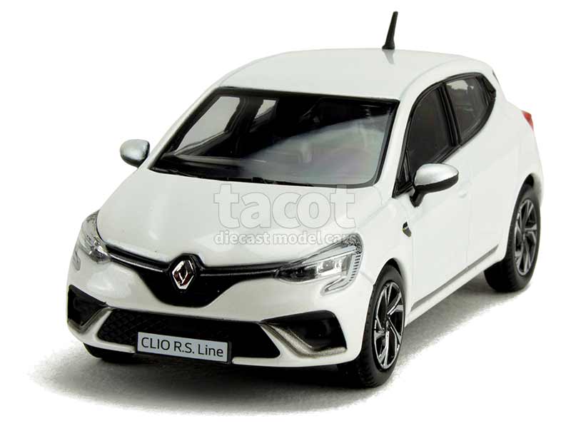 Norev - Renault Clio R.S. Line 2019-pearl White Miniature car from The  Collection 517588, White : : Toys & Games