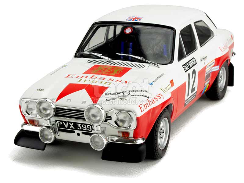 Miniature Ixo 1/18 Ford Escort Mk I RS 1600 - Rallye Monte-Carlo 1973 #20 Mikkola