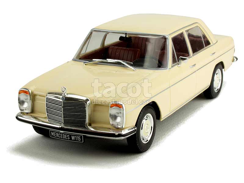 Mercedes 220 W115 1968 - Modèle Miniature 1:24 Blanc - Welly Auto Stradali