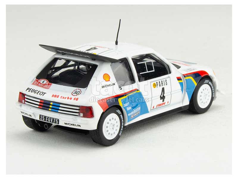 Peugeot 205 T16 Evo 2 (1986) : miniature exclusive