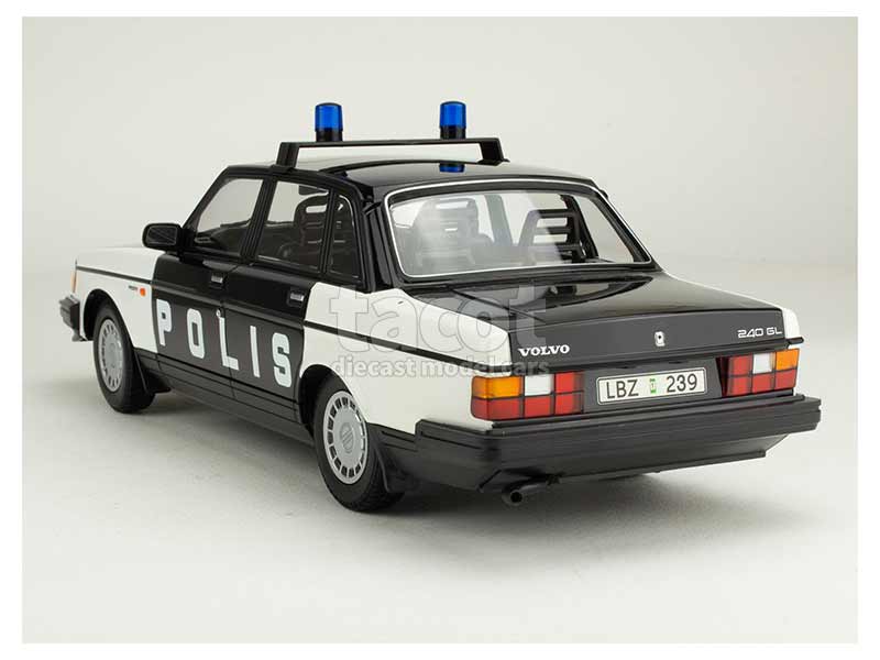 90799 Volvo 240 GL Polis Sweden 1986