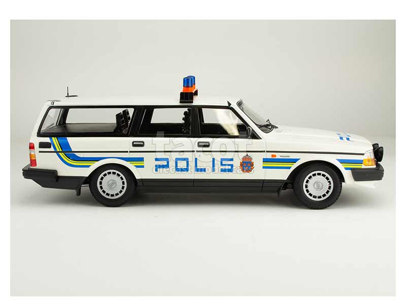 90801 Volvo 240 GL Break Polis Sweden 1986