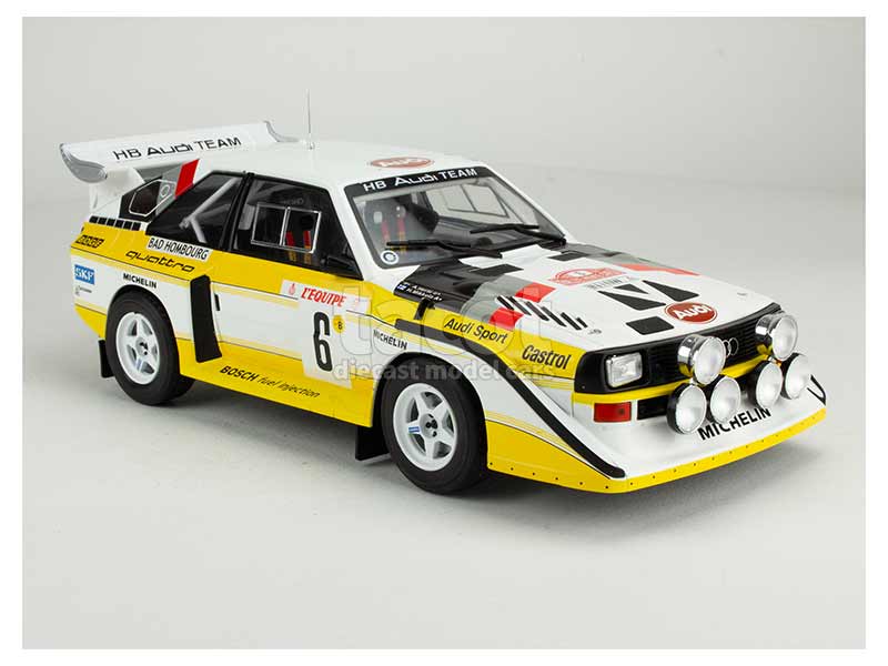 Trofeu Audi Quattro Monte Carlo 1983 N°58 – échelle 1/43, Résine, Prévente