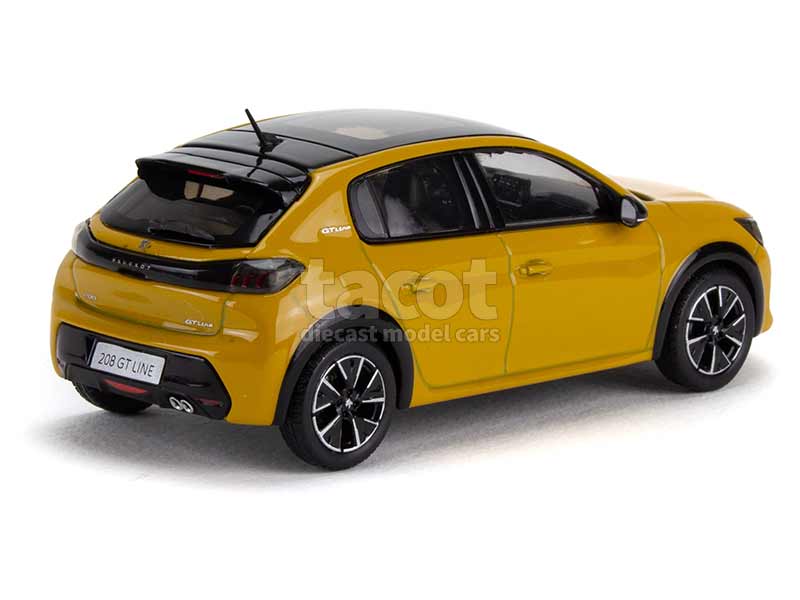 Voiture Miniature PEUGEOT 208 GT Line de 2019 Jaune NOREV 1/43 - Cdiscount  Jeux - Jouets