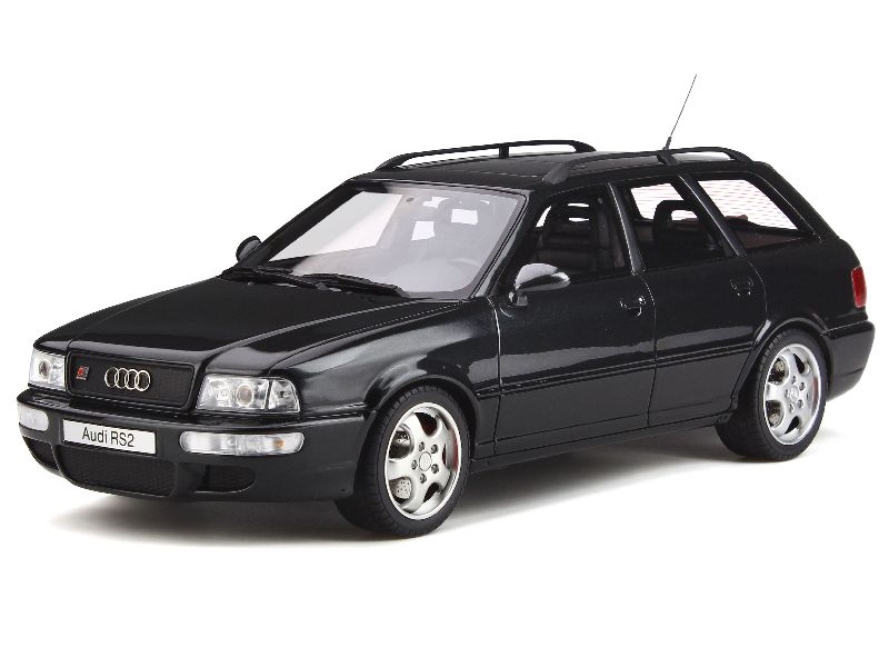 Miniature Audi RS2 Break 1994 échelle 1/12 Neuve - Modèle Détaillé En Résine Bleue Par Ottomobile