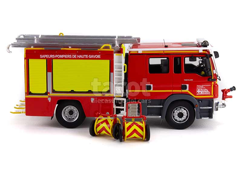 MAN - TGM 15.290 Gallin FPT Pompier - Alerte - 1/43 - Voiture miniature  diecast Autos Minis