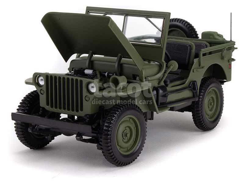 Jeep Rouge 1942 – Norev – Échelle 1/18 – Miniature Neuve