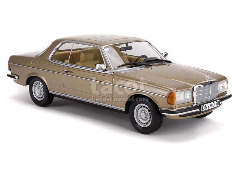 Miniature Norev Mercedes 280 CE 1980 – Bleu Métal – 1/18 – Occasion
