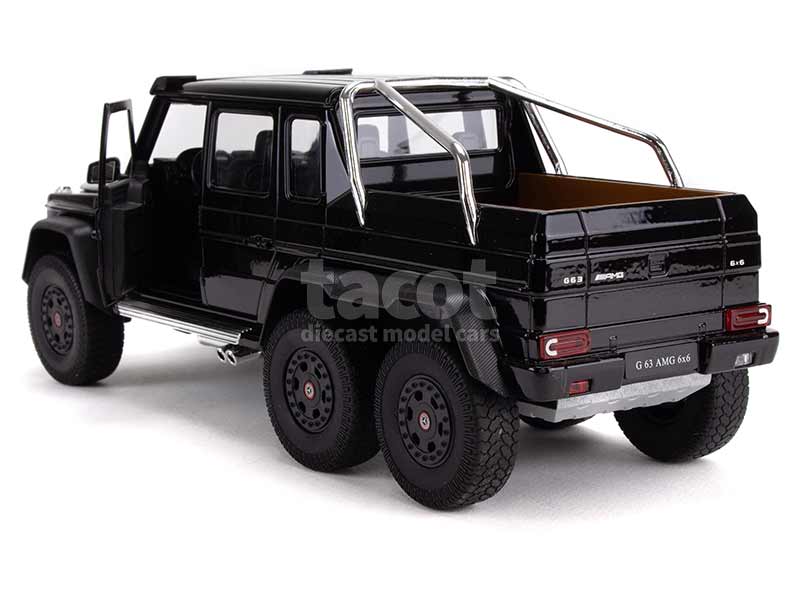 Voiture Miniature Mercedes G63 AMG 6x6 (W463 2013) - Échelle 1/24 Par Welly - Modèle En Métal, Neuf En Boîte