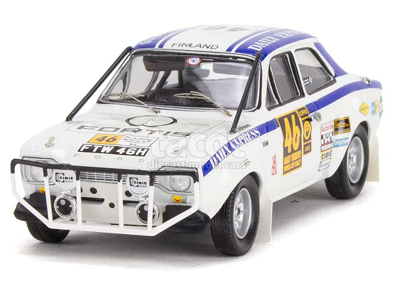 1:43 TROFEU Ford Escort Mki #29 Rally Rac Lombard 1970 T.Makinen