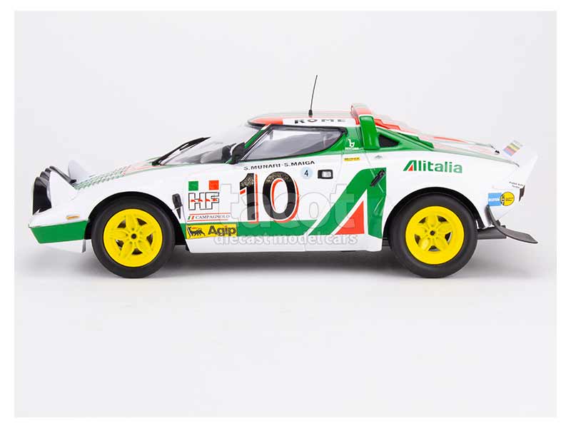 Miniature Lancia Stratos N°10 Monte Carlo 1976 - Starter - échelle 1/43