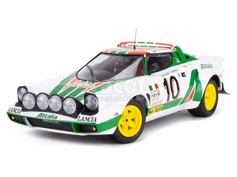 Miniature Lancia Stratos N°10 Monte Carlo 1976 - Starter - échelle 1/43