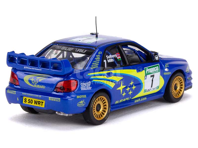 Altaya 1:24 Subaru Impreza S9 WRC #7 Gagnant Rallye GB Pays De Galles 2003 Solberg Mills Aawrc008