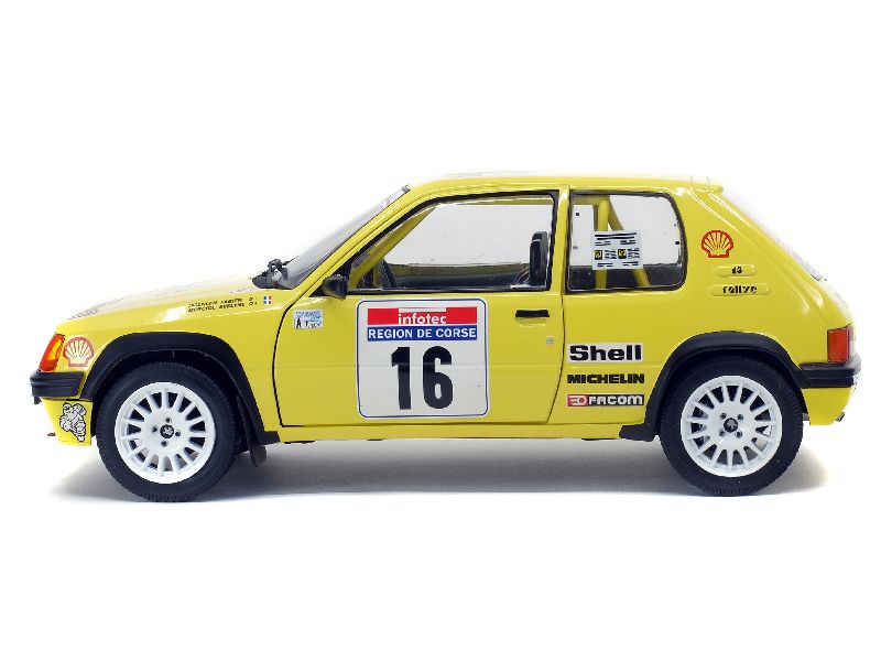 91444 Peugeot 205 Rallye Gr.A PTS Tour de Corse 1990