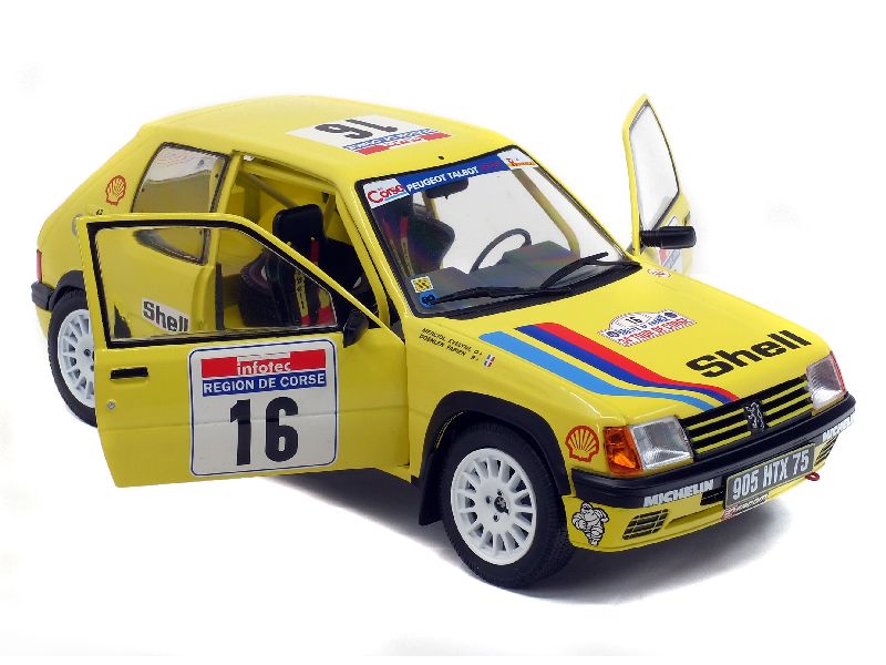 91444 Peugeot 205 Rallye Gr.A PTS Tour de Corse 1990