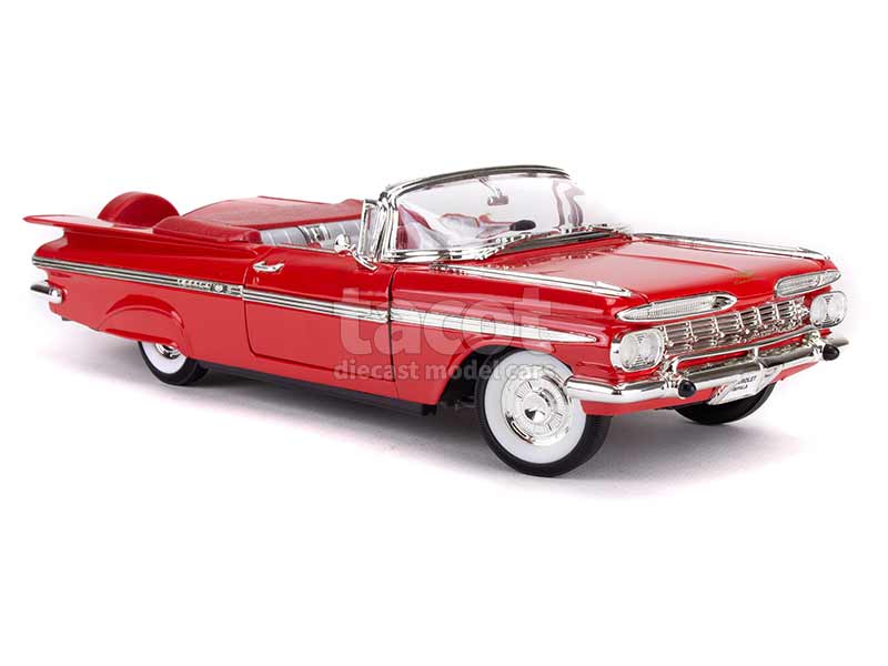 1959 Chevrolet Impala ミニカー Chevrolet - Impala Cabriolet 1959 - Lucky Die Cast - 1/18 - Autos