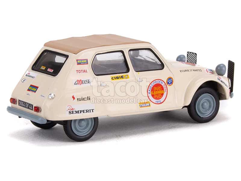91608 Citroën Dyane Raid Paris Kaboul 1970