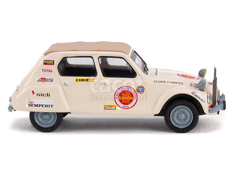 91608 Citroën Dyane Raid Paris Kaboul 1970