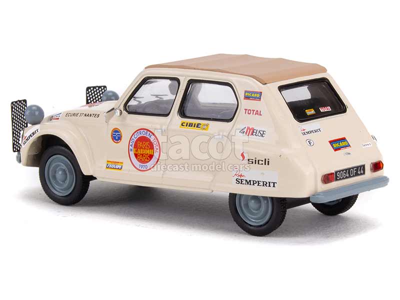 91608 Citroën Dyane Raid Paris Kaboul 1970