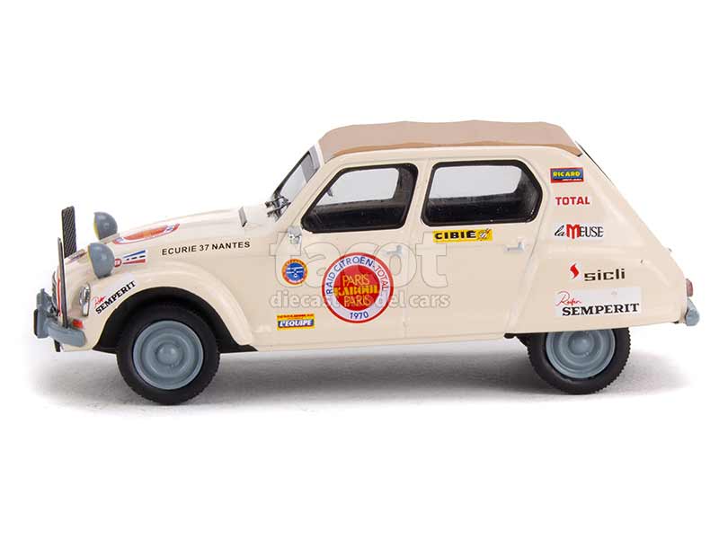 91608 Citroën Dyane Raid Paris Kaboul 1970
