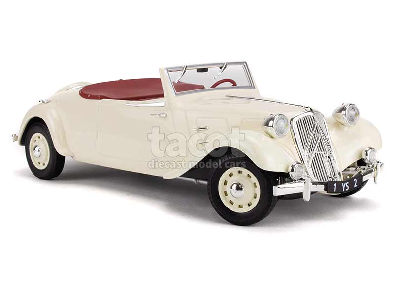 Devos SB Citroën Traction 15 Six Cabriolet 1939 Rouge - 1/43 - Très Bon état