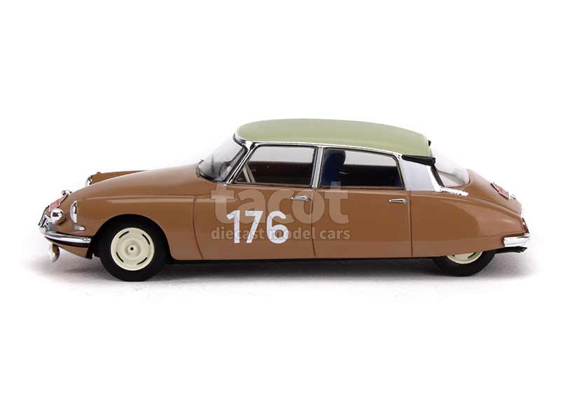 Vitesse Citroën ID 19 – Vainqueur Monte Carlo 1959 – Échelle 1/43 – Métal