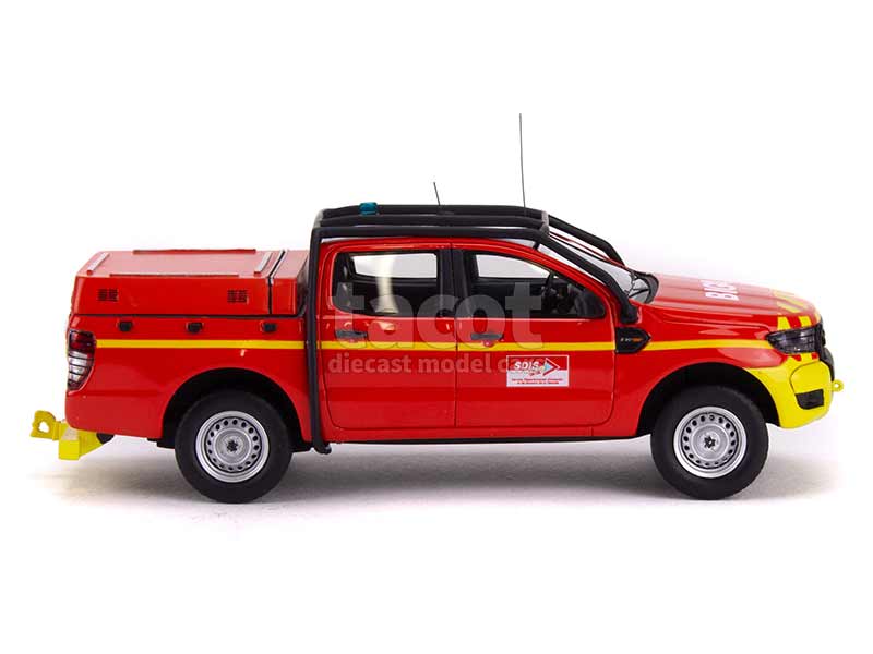 Voiture et Camion de Pompier miniature FORD ALARME 1/43