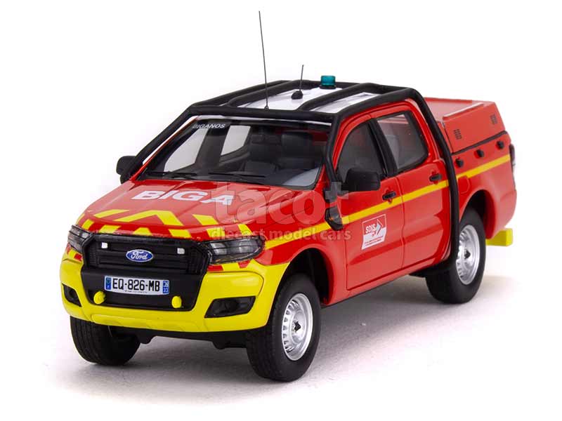91725 Ford Ranger Pick-Up Double Cabine VLHR Pompiers 2016