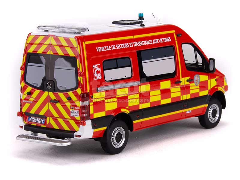 91727 Mercedes Sprinter SANICAR VSAVHR Pompiers