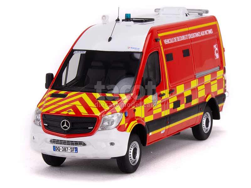 91727 Mercedes Sprinter SANICAR VSAVHR Pompiers