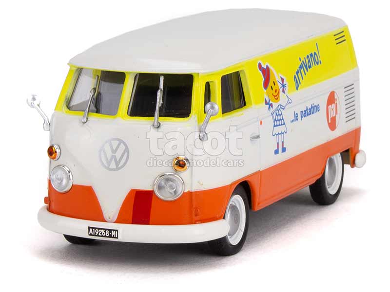 Volkswagen Combi T2 avec Caravane 1:43 IXO Camping Car Miniature Diecast  CCE204