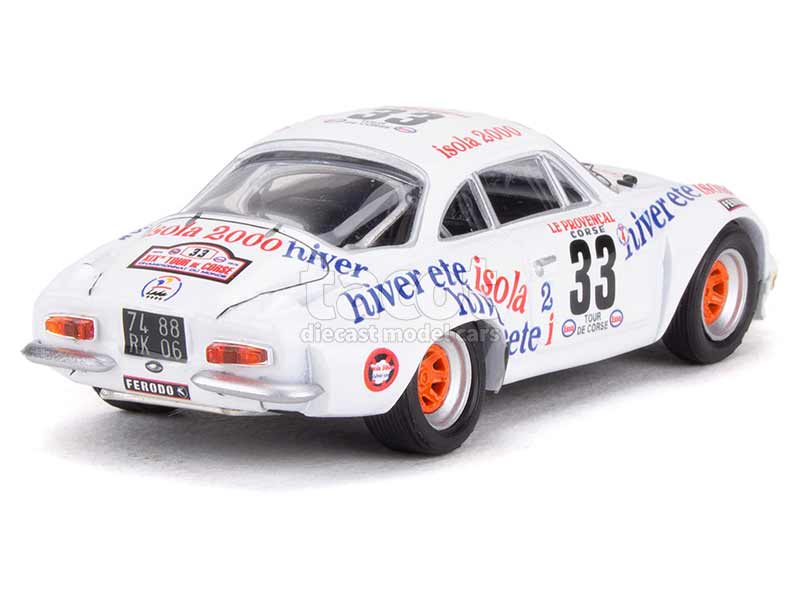 trofeu Alpine A110 Renault #11 Tour de Corse 1975 Henry - Gelin (1/43 scale model