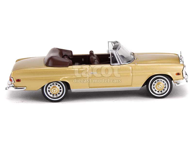 Modèle Réduit Mercedes 280 SE 3.5 Cabriolet 1969 - IXO échelle 1/43 - Métal Monté - Neuf