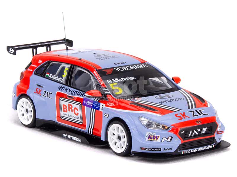 Ixo 1/43 Hyundai I30 TCR #5 Norbert Michelisz WTCR 2018 - GTM144