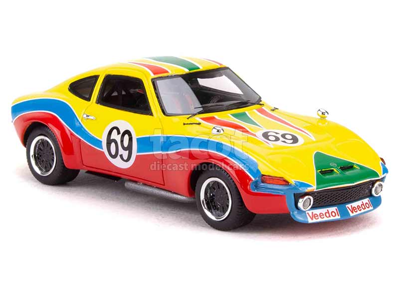 Miniature NEO 1/43 - Opel GT Steinmetz Gr.4 - Nürburgring GP 1972 - Bert Dolk - Neo45806