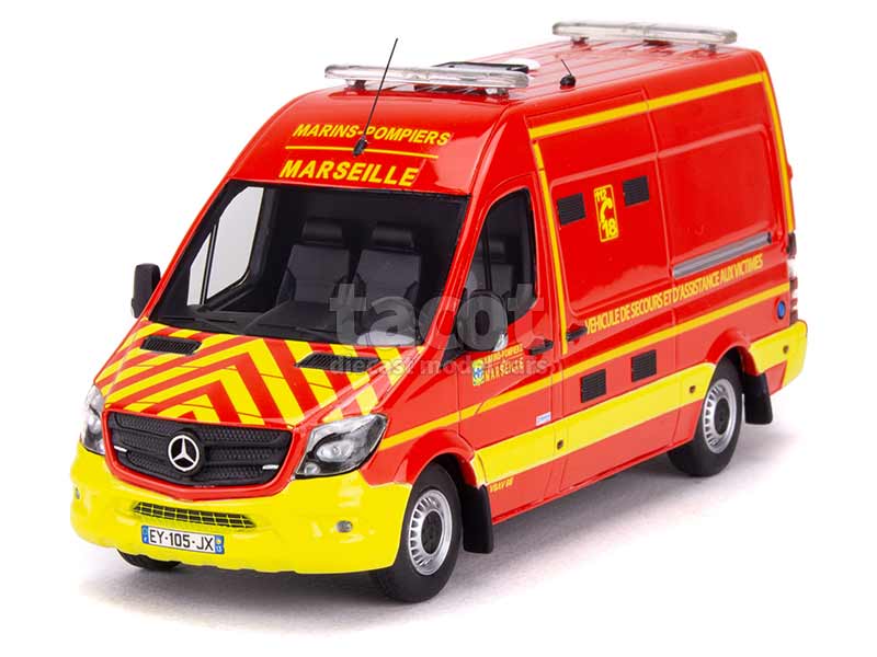 ALERTE pompier VSAV AR SMUR BMPM 1/43