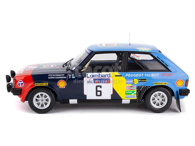 Maquette 1/43 Silhouette 3012 Talbot Sunbeam Lotus RAC 1982 - Blomqvist Fréquelin (rare)