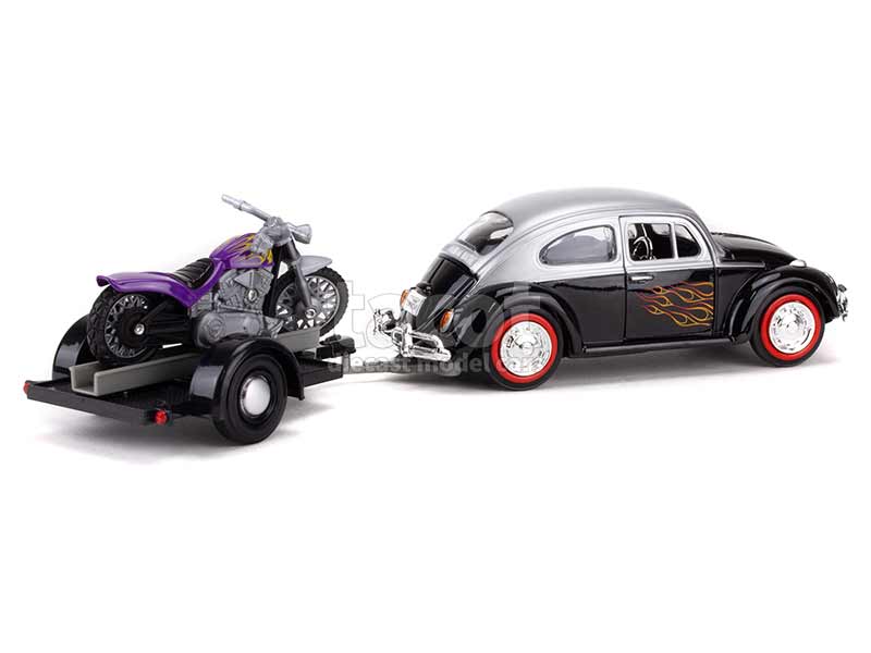 92206 Volkswagen Cox 1300 Remorque Moto 1966