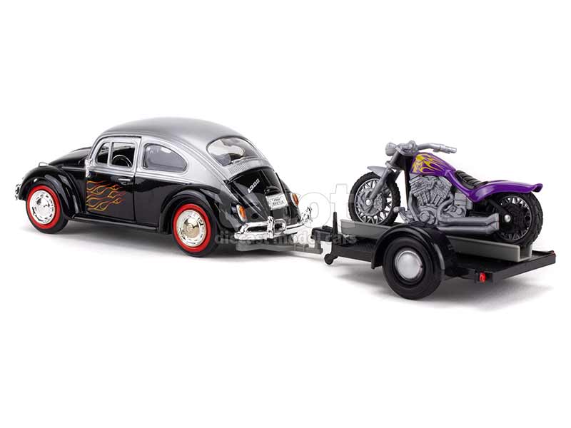 92206 Volkswagen Cox 1300 Remorque Moto 1966