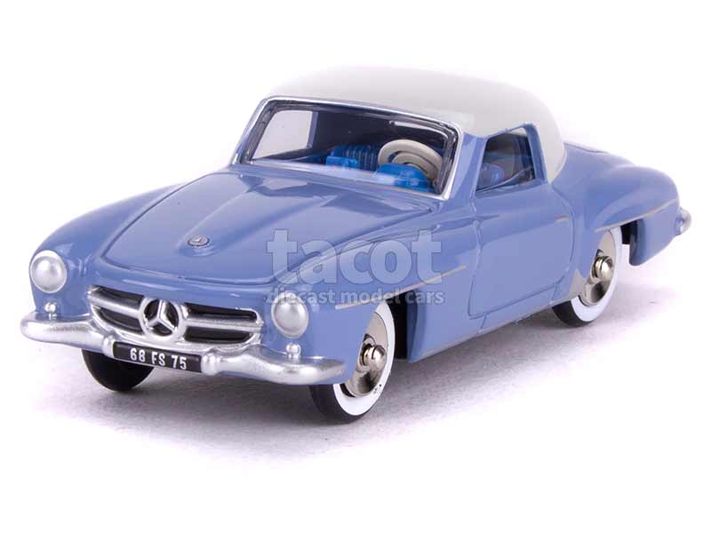 Auto Miniatur H0 Brekina 38493 1/87 Ho Mercedes 190 Sl W121 Bii Rot Dunkel 