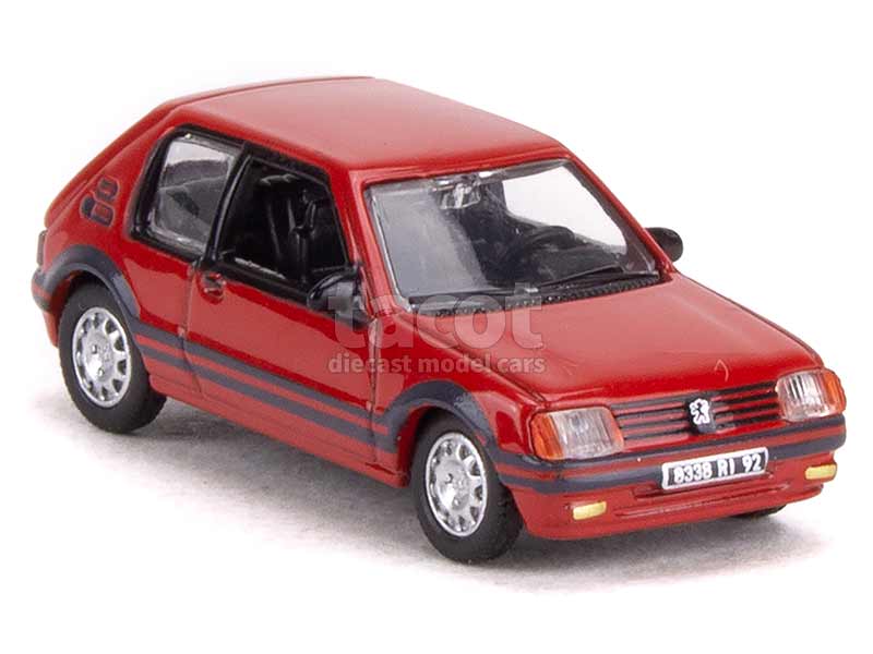 Peugeot 205 GTI 1.9L Rouge, Ottomobile, échelle 1/12, Miniature Voiture
