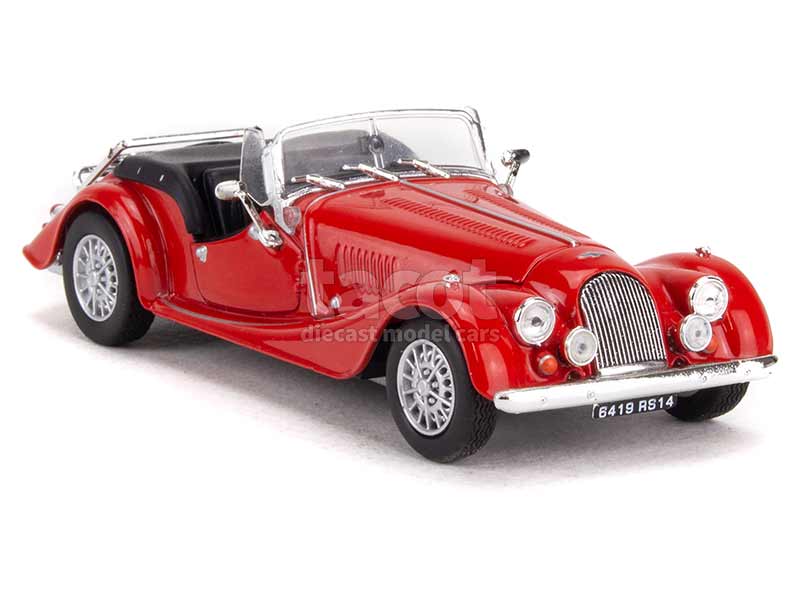 Voiture Miniature Morgan Plus Eight Verte 1/43 - Modèle Collection - Marque Cararrama