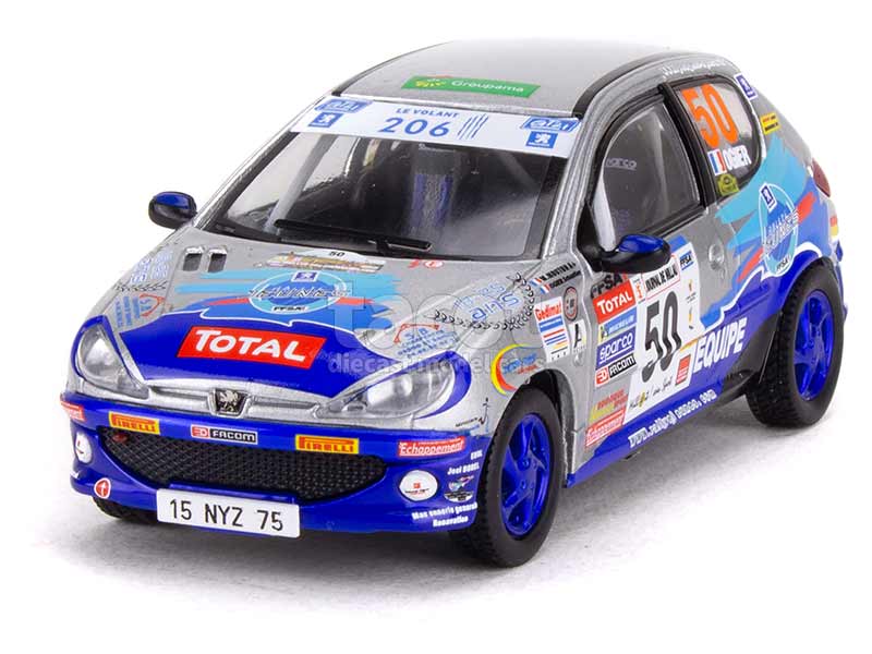 Peugeot 206 XS Sebastien Ogier Rallye Terre de Provence 2006 1:43 IXO RAM 698