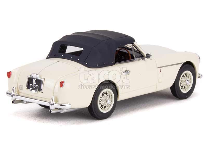 Miniature Aston Martin DB2/4 MKII Cabriolet Tickford 1955 – Matrix 1/43 Blanche
