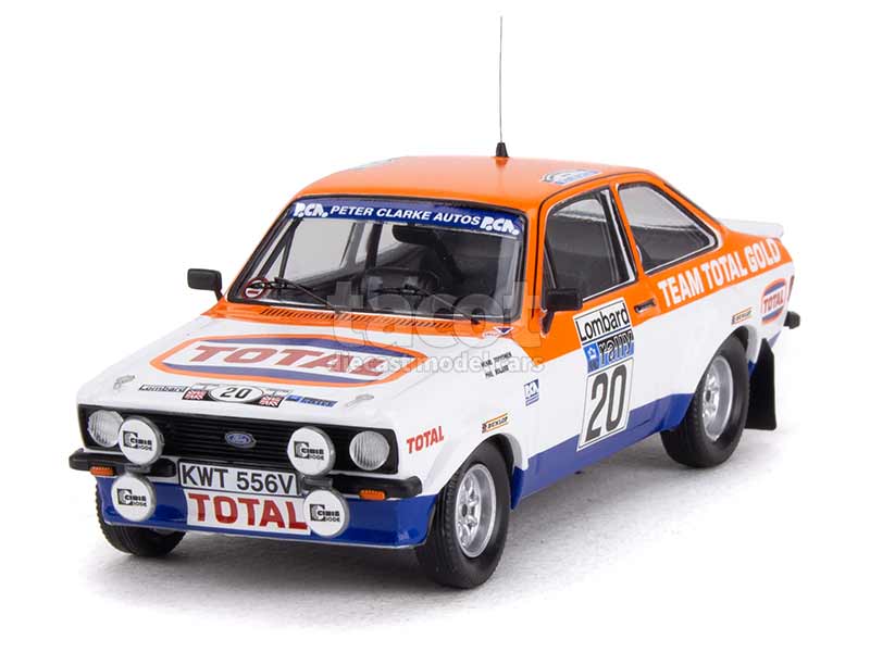 Miniature Ford Escort 1/43 Vitesse MKII RS 1800 No.2 Belga Rallye Du Condroz 1979 1:43 - Voiture