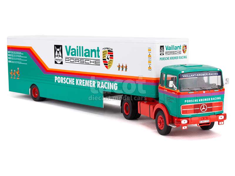 92437 Mercedes LPS 1632 Semi Racing Race Transporter 1981