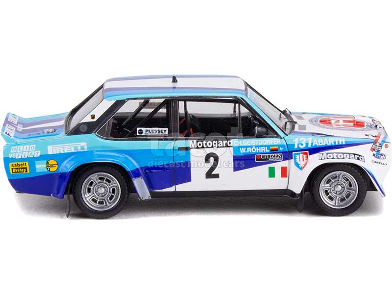 Trofeu 1/43 Fiat 131 Abarth - Vainqueur Rallye Nouvelle-Zélande 1977 - Résine