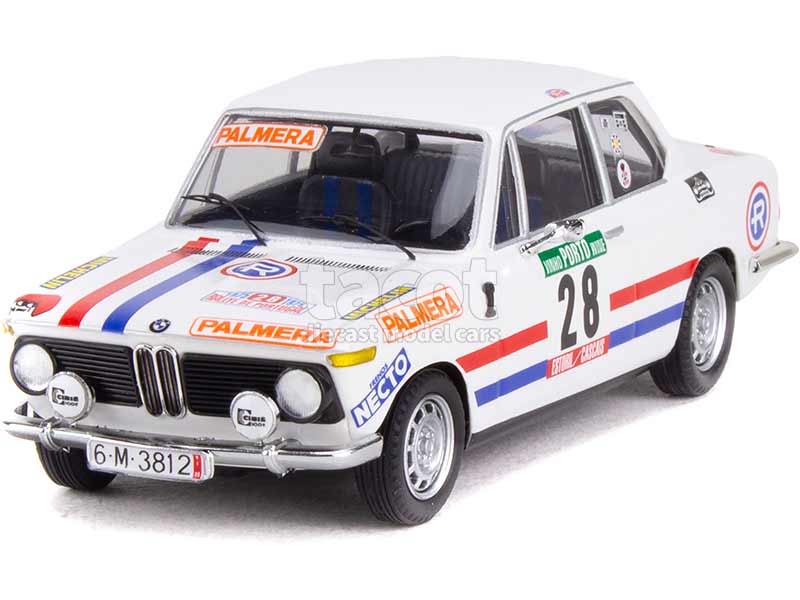 Trofeu BMW 2002 N°14 – 7e Au Portugal 1974 – Échelle 1/43 Par Spark (Résine, Collection)